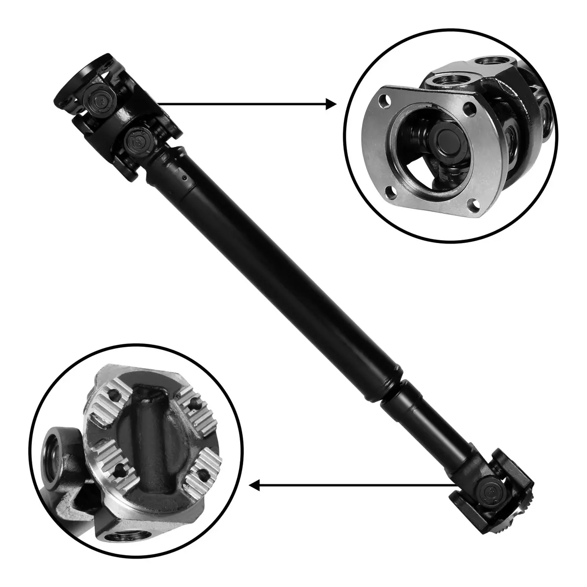 Usa Standard Front Driveshaft For 2006-2013 Ram 2500 & 3500, 29-1/8" Center To Center 1
