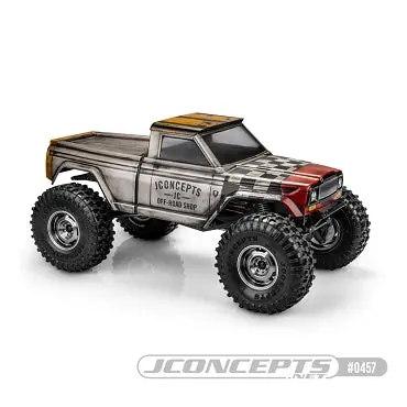 Jconcepts Jci Warlord Pre-Trimmed 1/10 Tucked Rock Crawler Body (Clear) (12.3"   (Jco0457) 1