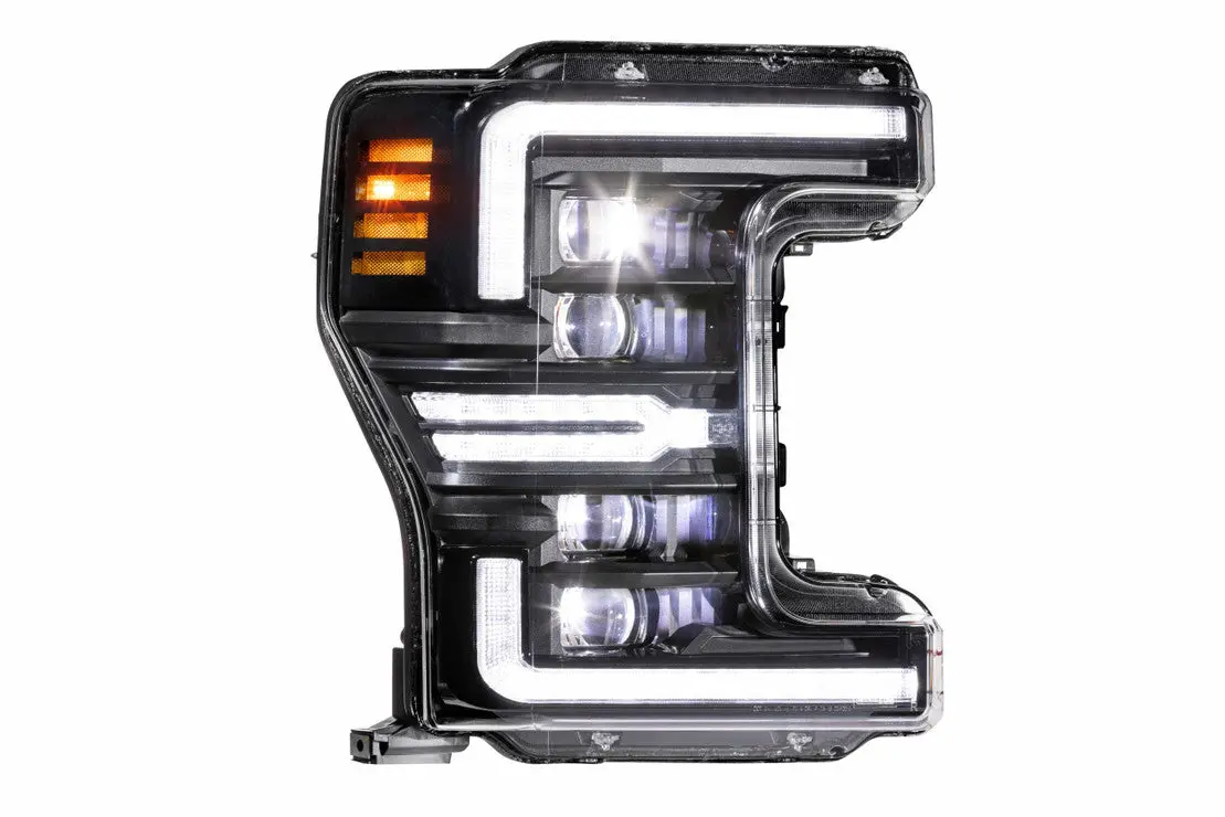 Morimoto Ford Super Duty (17-19): Xb Led Headlights (Gen 2) (Amber And White Drl) 1