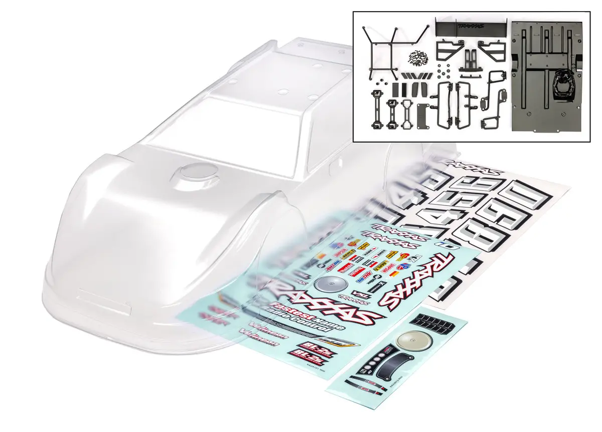 Traxxas Slash Late Model Clear Body (Complete)   (Tra10423) 1