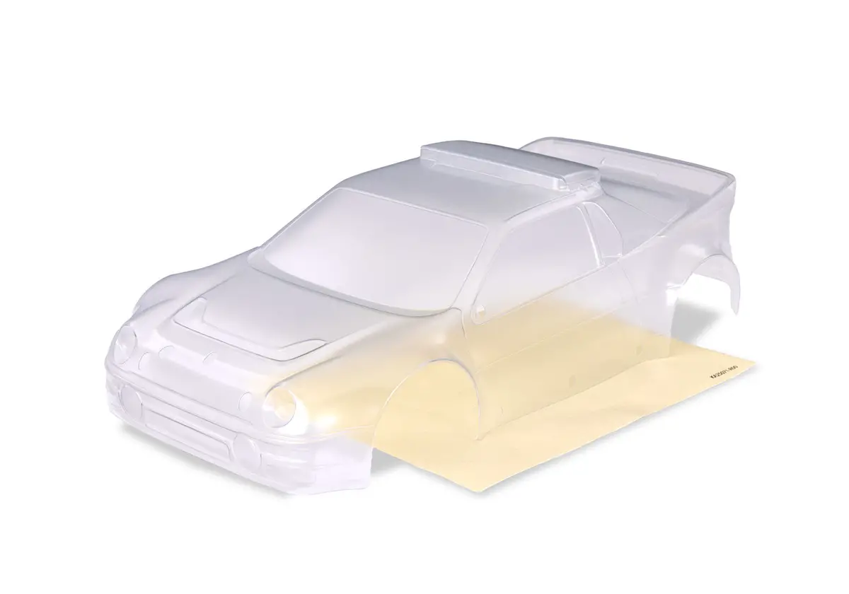 Traxxas Mini Rally Vxl Ford Rs200 Clear Body   (Tra10812) 1