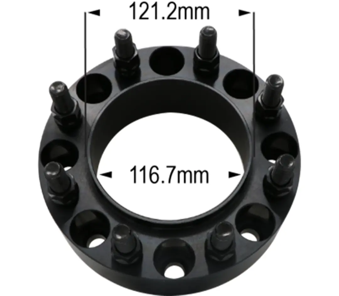 8 X 6.5" To 8 X 6.5" - Hub And Wheel Centric Billet Adapter (Chevy/Gmc) 1