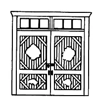 Ghost Town Freight Door (120-1602) 1