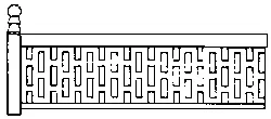 Porch Railing 6/ (120-2301) 1