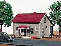 Walthers 1-1/2 Story House W/Porch - 139 Maple Street American Model Builders  (152-139) 1