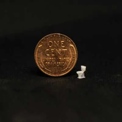 All Scale Miniatures Toilet  (179-1600912) 1