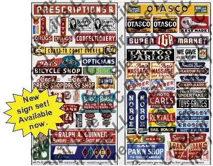 Blair Printed Storefront & Advertising Signs -- Restaurants & Cafes   (184-137) 1