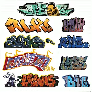 Blair Graffiti Decals Mega Set #2 Pkg(9)    (184-2245) 1