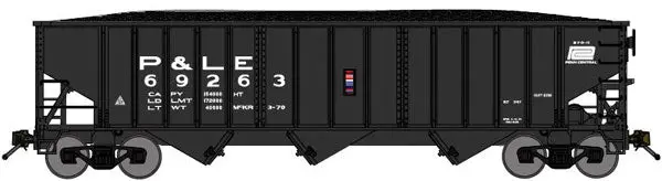 Pittsburgh & Lake Erie (Black, Pc Logo)  (188-14481) 1