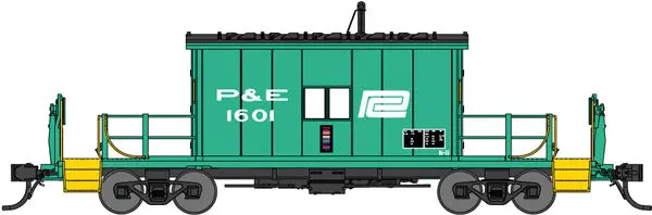 Peoria & Eastern/Penn Central #1601 (Jade Green, Black)  (188-24210) 1
