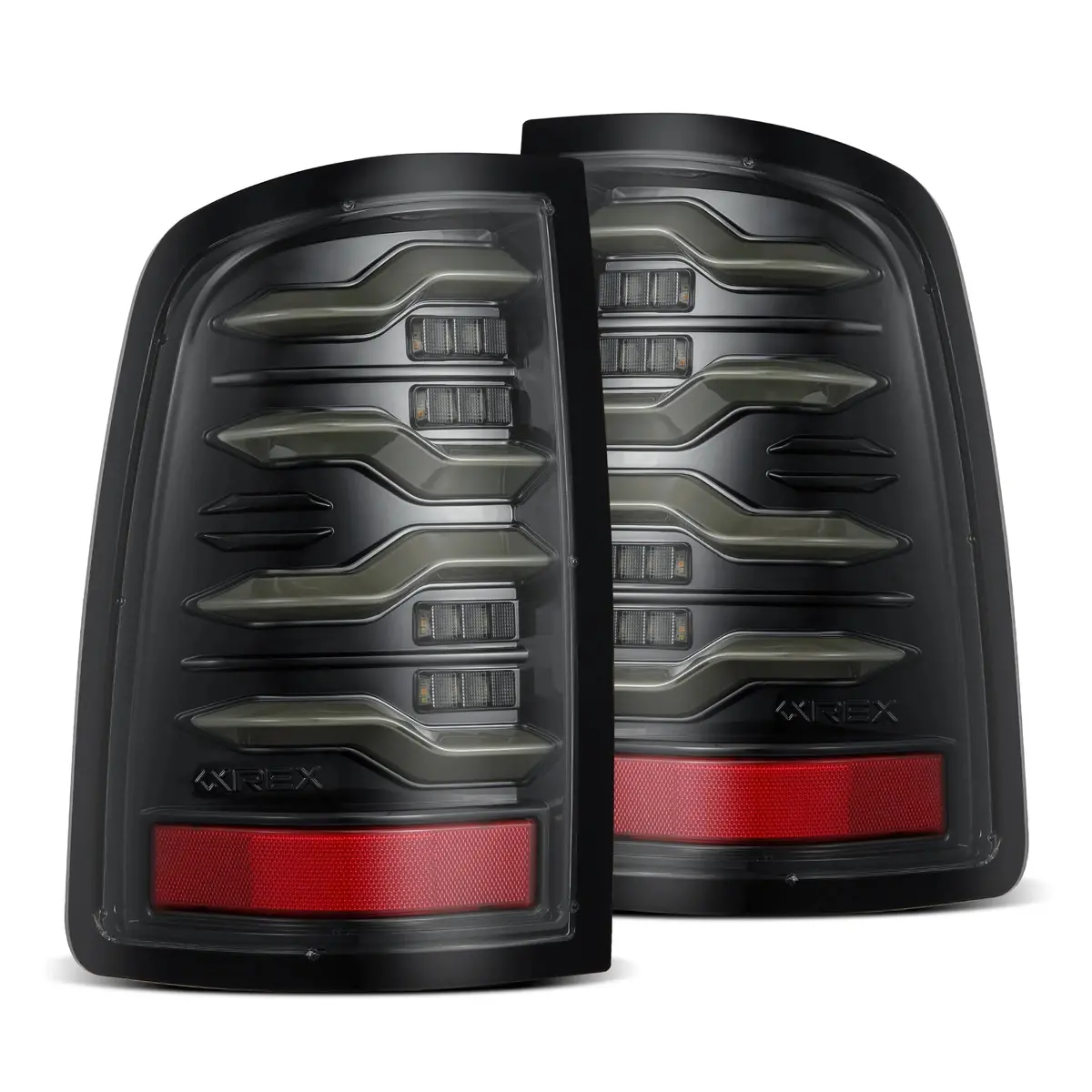 Alpha Rex 2019-2024 Ram 2500/3500 Luxx-Series Led Tail Lights (All Colors) 1