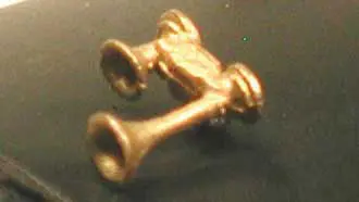 Cal Nathan K2 K13 2-Chime Air Horn -- Lost Wax Brass Casting  (190-638) 1