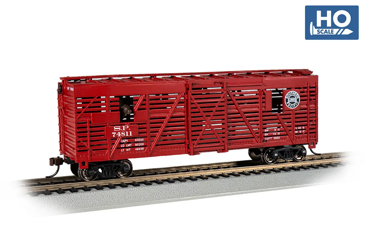 Bachmann Trains Stock Car - Animated W/Cattle - Southern Pacific™ #47811   (Bac19711) 1