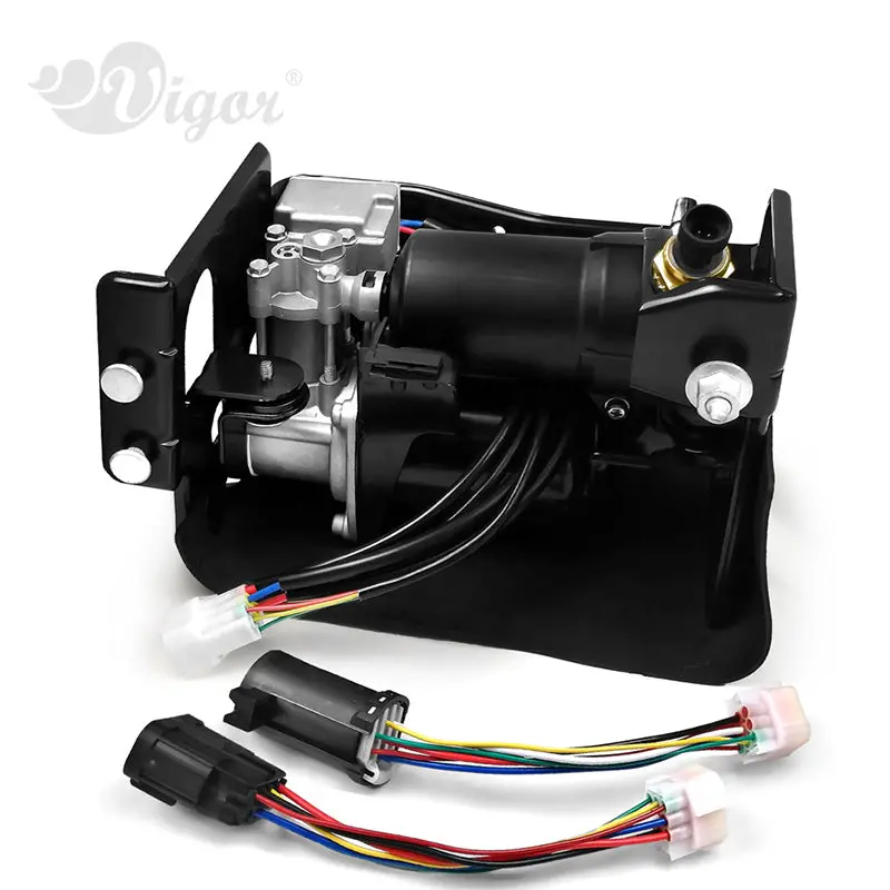 Air Suspension Compressor Pump With Bracket | Cadillac Chevy Gmc 2002-2020 | Vigor Oem 15254590 1