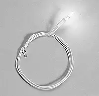 Cir-Kit  8" White Bulb Grain Of Wheat Wire  (206-10102) 1