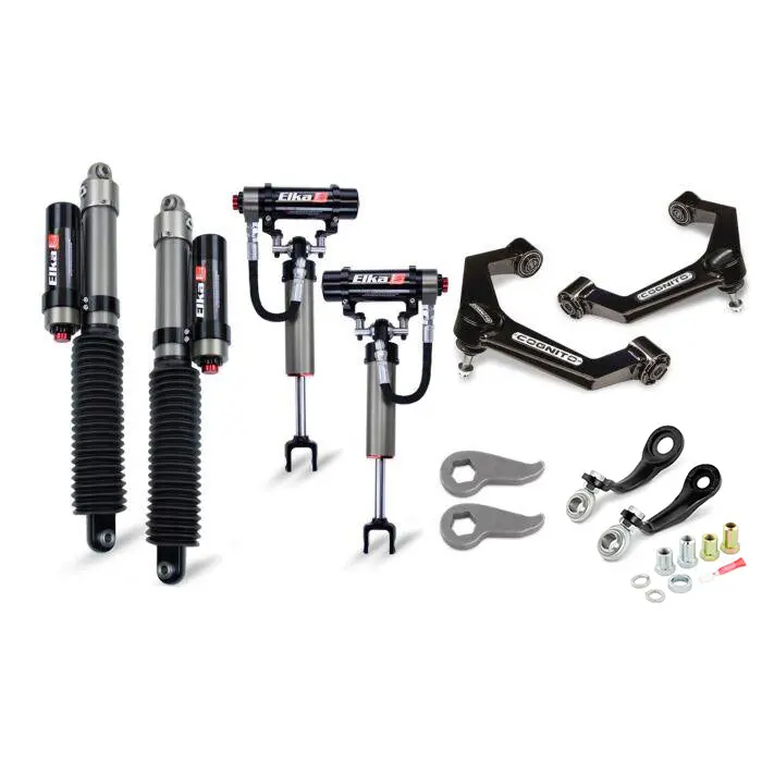 Cognito 3-Inch Elite Leveling Kit With Elka 2.5 Reservoir Shocks For 20-25 Silverado/Sierra 2500-3500 2Wd-4Wd Trucks 1