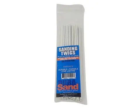 Durasand Sanding Twigs 20 Pcs Bagged 80/80 White  (21011) 1