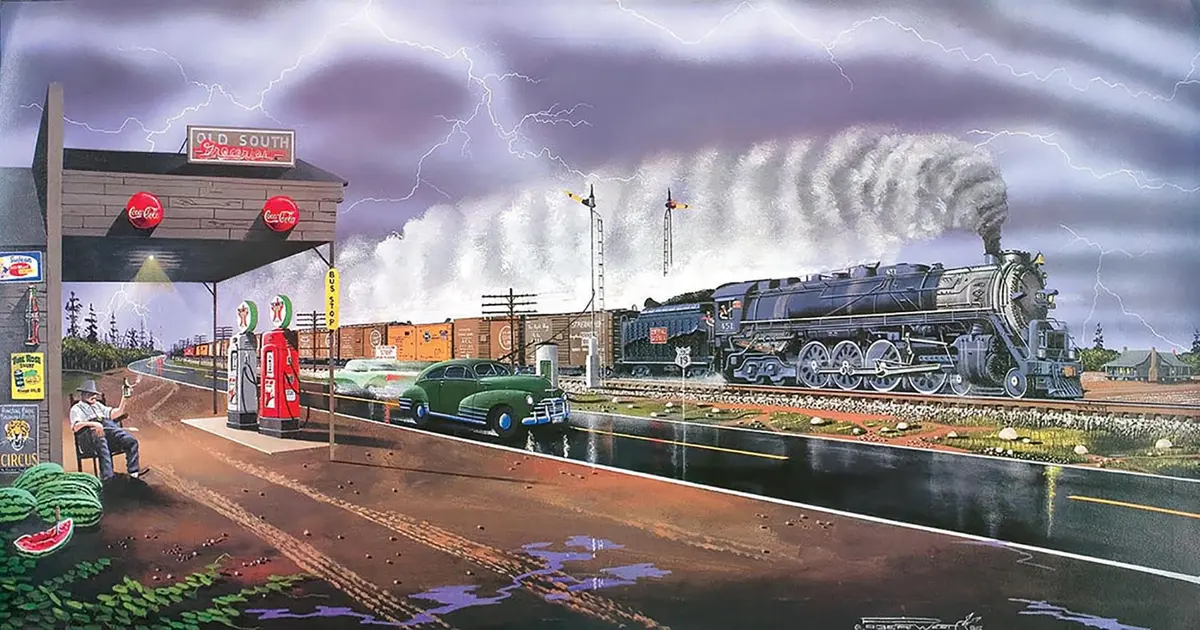 Sunsout A Rainy Night In Georgia 500 Pc   (Sun21366) 1