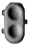 Headlights --Dual Oscillating,  Pyle (Plastic) Pkg(4)(229-8218) 1