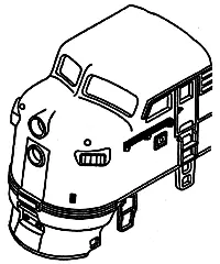 Details West Ho F-Unit Parts -- A-Unit  (235-208) 1