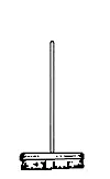 Evergreen Hill Design Push Broom (Unpainted Metal Casting Pkg(4) (261-602) 1