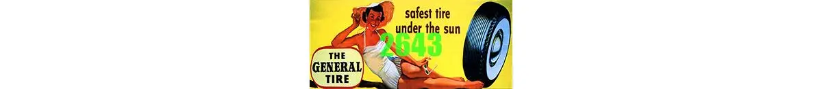 Tichy General Tire Billboard  (Tic2643) 1