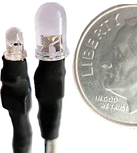 Led Lights 3Mm Universal 7-19 Volt Ac, Dc, Dcc Pkg(5) -- Yellow (266-U34) 1