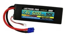Lectron Pro 7.4V 5200Mah 50C Lipo Battery With Xt60 Connector   (2S5200-50E) 1