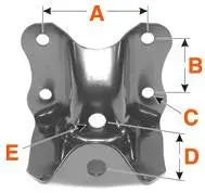 81-91 Ford F250, F350 Cab & Chassis - Rear Of Rear Ford Hanger 1