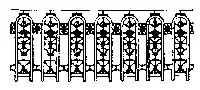 Balcony Railings - Wells Fargo (300-3501) 1