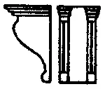 Ornamental Wood Porch Rail & Bracket (300-5074) 1
