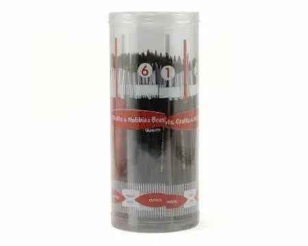 Atlas Brush Brush Cylndr Asst Economy Camel Hair #1-6   (32-Cy) 1