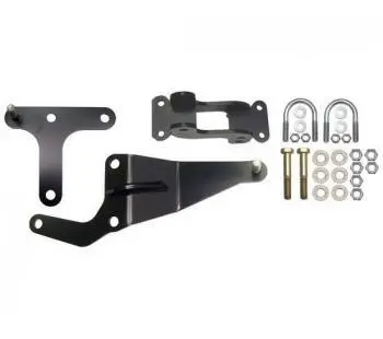 Icon Vehicle Dynamics 32170 - 1999 - 2004 Ford Super Duty F250 / F350 Dual Steering Stabilizer Bracket Kit 1
