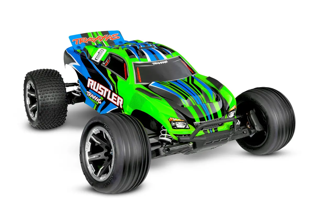 Traxxas Rustler Hd 1/10 Rtr 2Wd Electric Stadium Truck W/Xl-5 Esc, Tq 2.4Ghz Radio, Battery & Usb-C Charger  (Tra37254-8) 1