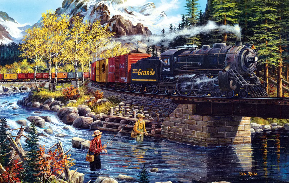 Sunsout Cascade Run - 550 Pc   (Sun39917) 1