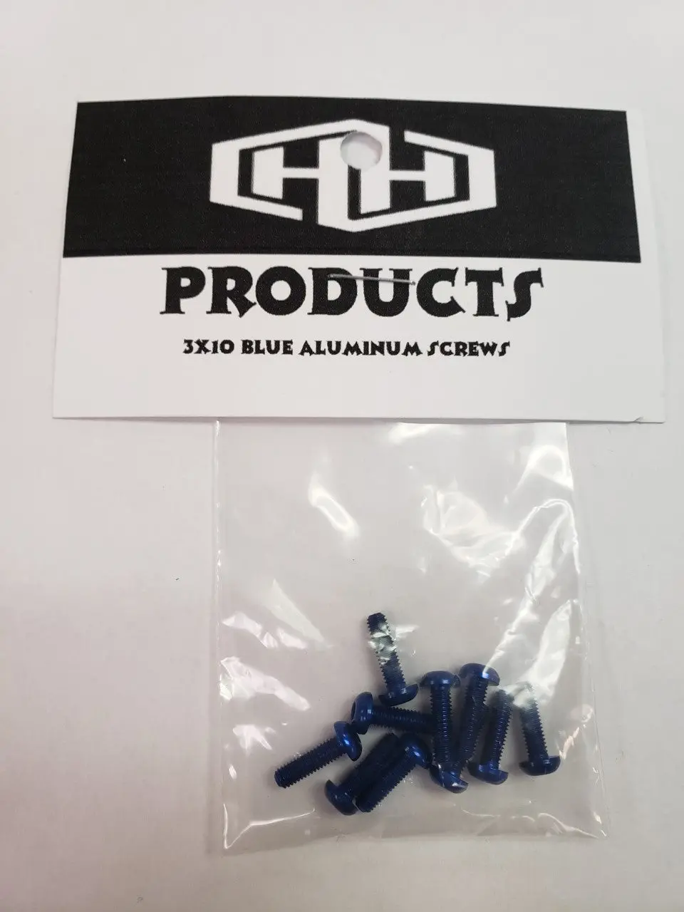 Hamilton Hobbies 3X10 Blue Aluminum 7075 Button Head Screws (Ham127973) 1
