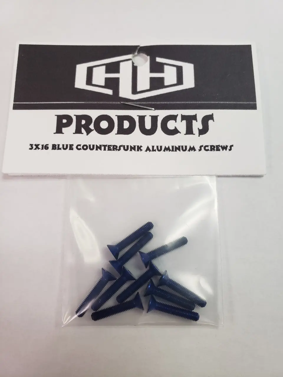 Hamilton Hobbies 3X16 7075 Alum Blue Countersunk Screws (Ham128542) 1