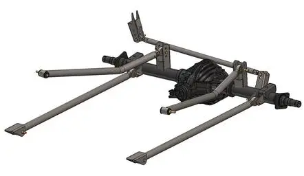 “Half Ton” Small Truck (Rear) 4 Link Kit 1
