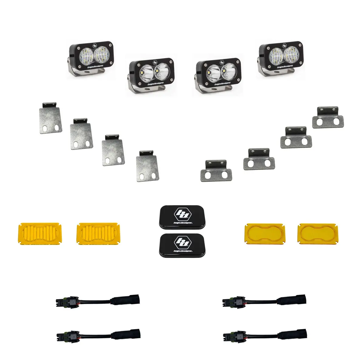 Baja Designs S2 Pro Fog Pocket Kit Fits 21-On Ford, Raptor 1