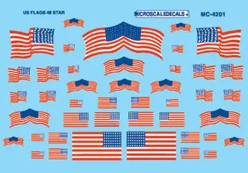 Us Flags 48 Stars 1912-59  (460-4201) 1