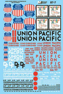 Microscale  Union Pacific - Up -- Freight Cars, 1965-1970   (460-877) 1