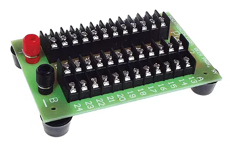 Miniatron Pwr Dist Blk 24-Position Prewired  (475-Pdb2) 1