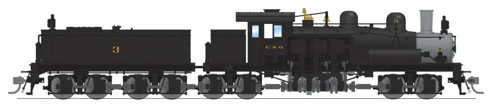 Broadway Limited 8253 - Class D 4-Truck Shay (Dc Silent) Chesapeake & Ohio (C&O) 3 (Bls8253) 1