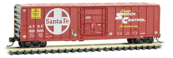 Santa Fe #521585 (Red, Black, White; Large Logo, Shock Control Markings) (489-2700452) 1