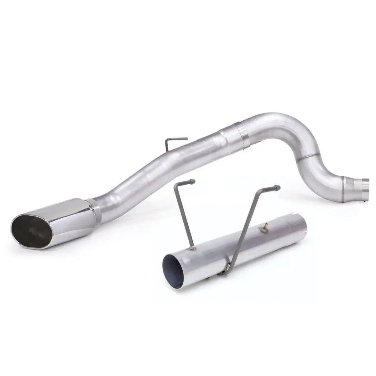 Monster Exhaust System 5-Inch Single Exit Chrome Sidekick Tip For 13-18 Ram 2500/3500 6.7L Cummins Cclb Banks Power 1