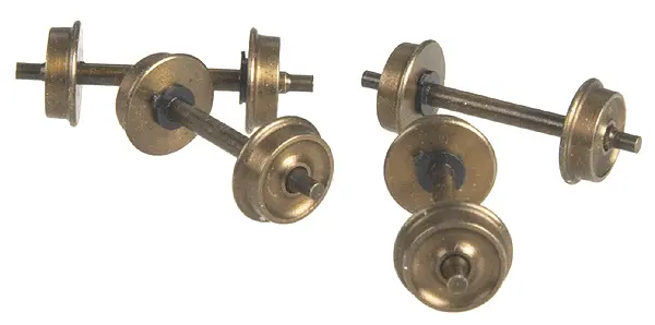 Northwest Short Shoulder Axle Nickel-Silver Wheelset  (53-371054) 1
