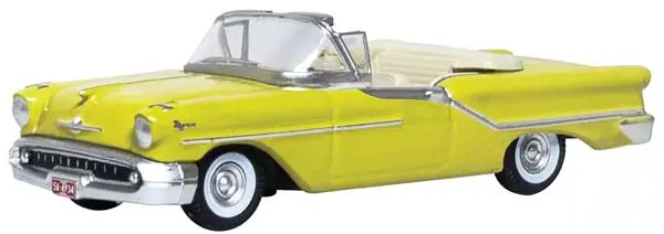 Oxford Diecast 1957 Oldsmobile 88 Convertible - Coronado Yellow (553-87Oc57001) 1