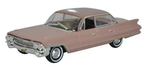Oxford Diecast 1961 Cadillac Sedan De Ville - Assembled -- Topaz   (553-87Csd61001) 1