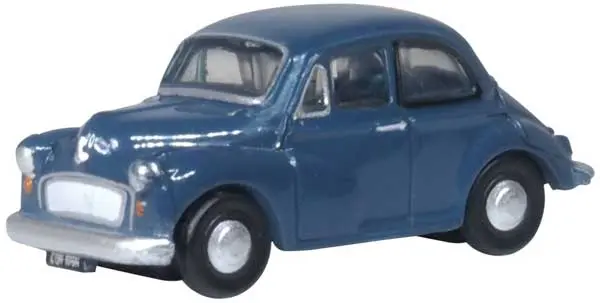 Oxford Diecast 1948 Morris Minor Saloon - Assembled -- Trafalgar Blue   (553-Nmos007) 1