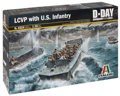 Italeri 1/35 Lcvp With U.S. Infantry   (Ita6524) 1